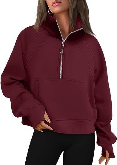 Damer sportig hoodie med kort dragkedja och praktisk känguruficka Eva Jonsson-Eva Jonsson