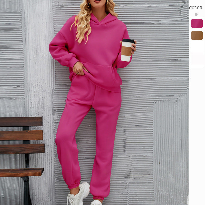 Damer sportig hoodie och joggingbyxor i set Mirla-Eva Jonsson