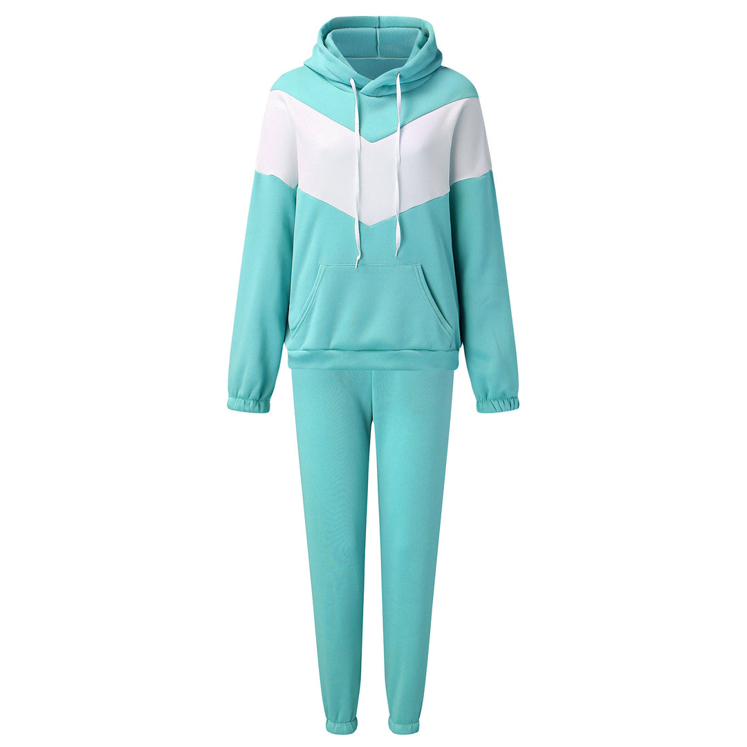 Damer sportig lounge wear-set med hoodie och elastiska muddar Eva Jonsson-Eva Jonsson