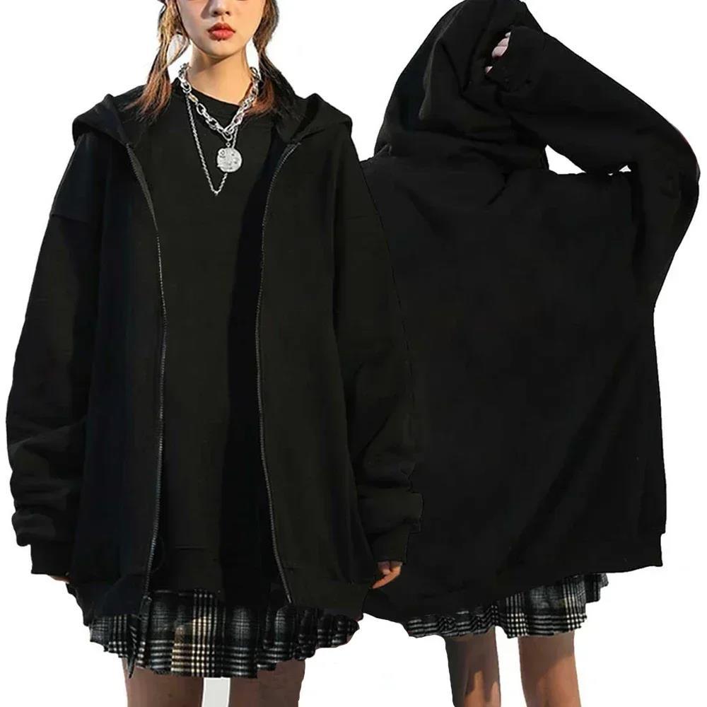 Damer sportig zip-hoodie med bekväma fickor Eva Jonsson-Eva Jonsson