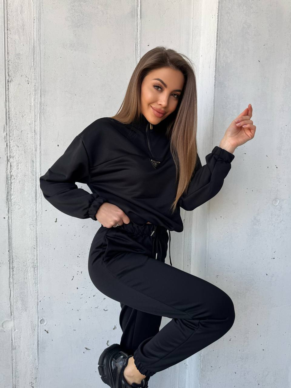 Damer sportiga fritidsjackor-set med elastiska muddar Mirla-Eva Jonsson