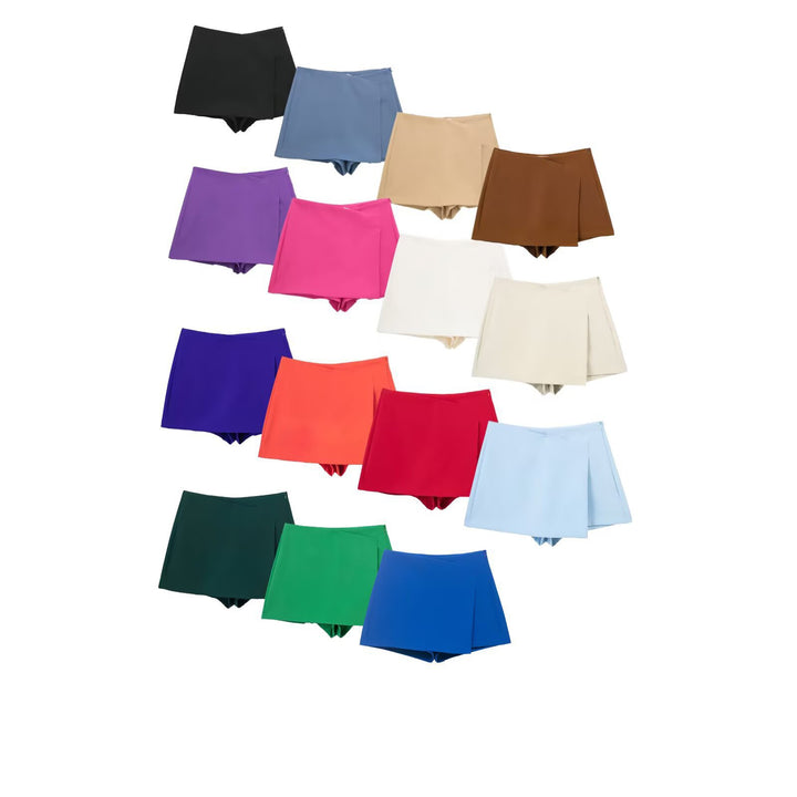 Damer sportiga shorts med elegant lagerdesign Mirla-Eva Jonsson
