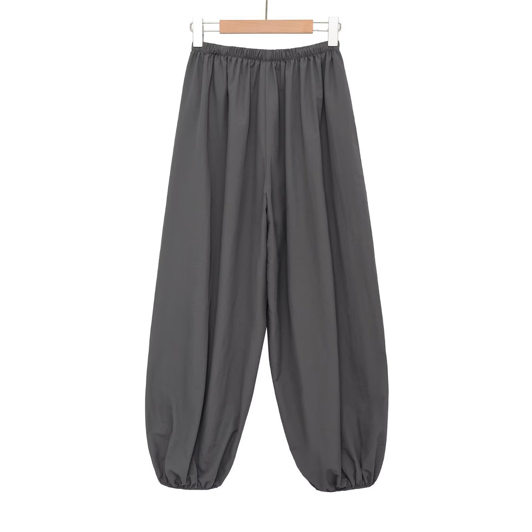 Damer sportiga sweatsbyxor med elastisk midja och vida ben Mirla-Eva Jonsson