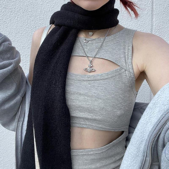 Damer sportigt Crop-Top med Cut-Out-design och andningsbart material Mirla-Eva Jonsson