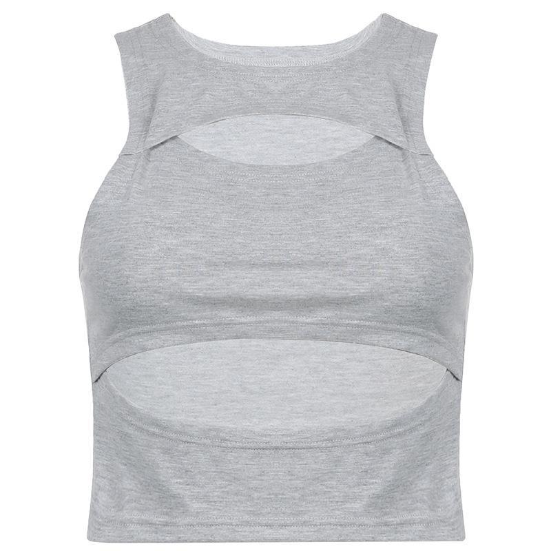 Damer sportigt Crop-Top med Cut-Out-design och andningsbart material Mirla-Eva Jonsson