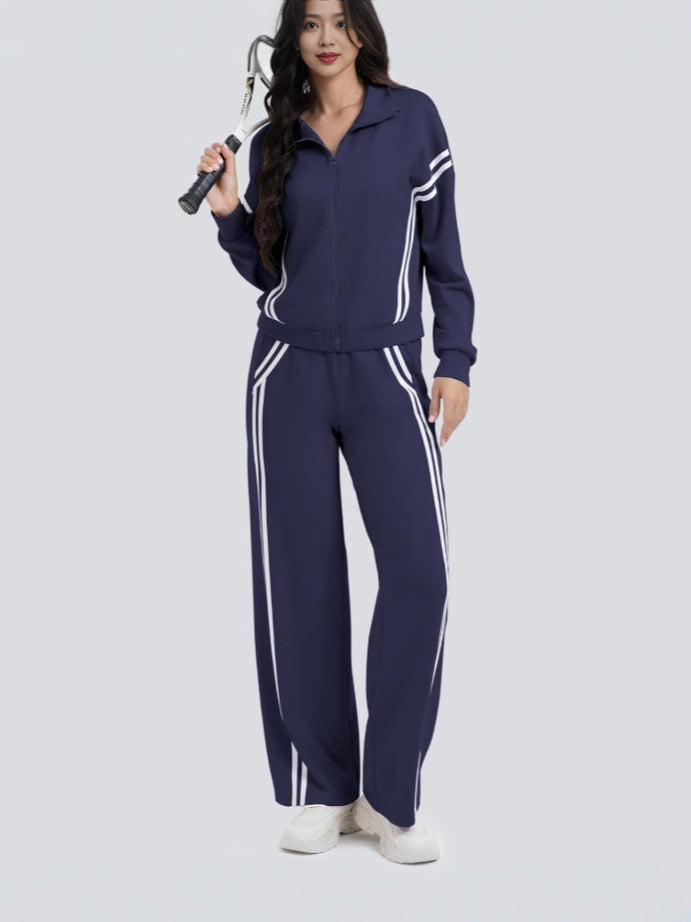 Damer sportigt Cropped Sweat-set med lös passform Mirla-Eva Jonsson