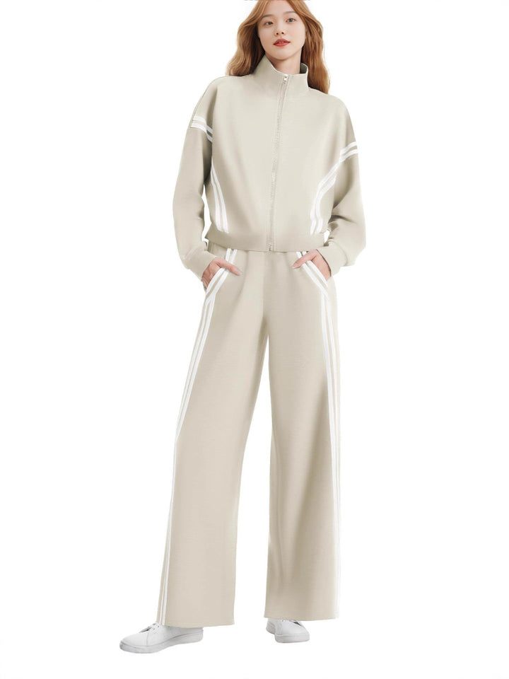 Damer sportigt Cropped Sweat-set med lös passform Mirla-Eva Jonsson