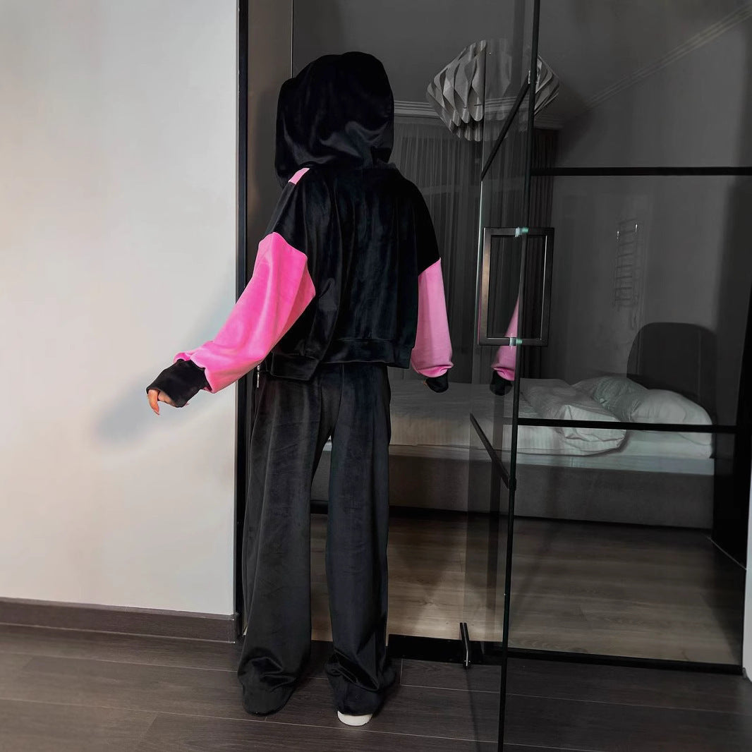 Damer sportigt fritidsset med iögonfallande färgblockdesign Mirla-Eva Jonsson
