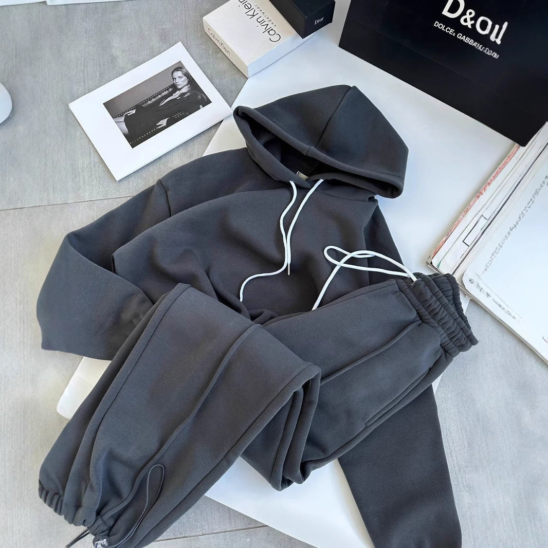 Damer sportigt och bekvämt hoodie-set med resår Eva Jonsson-Eva Jonsson