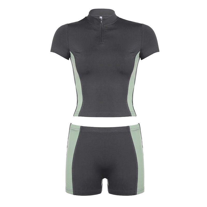Damer sportigt set med kort överdel och shorts Mirla-Eva Jonsson
