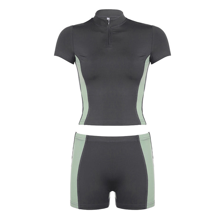 Damer sportigt set med kort överdel och shorts Mirla-Eva Jonsson