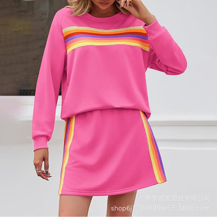 Damer sportigt sweatshirt och kjol set Mirla-Eva Jonsson