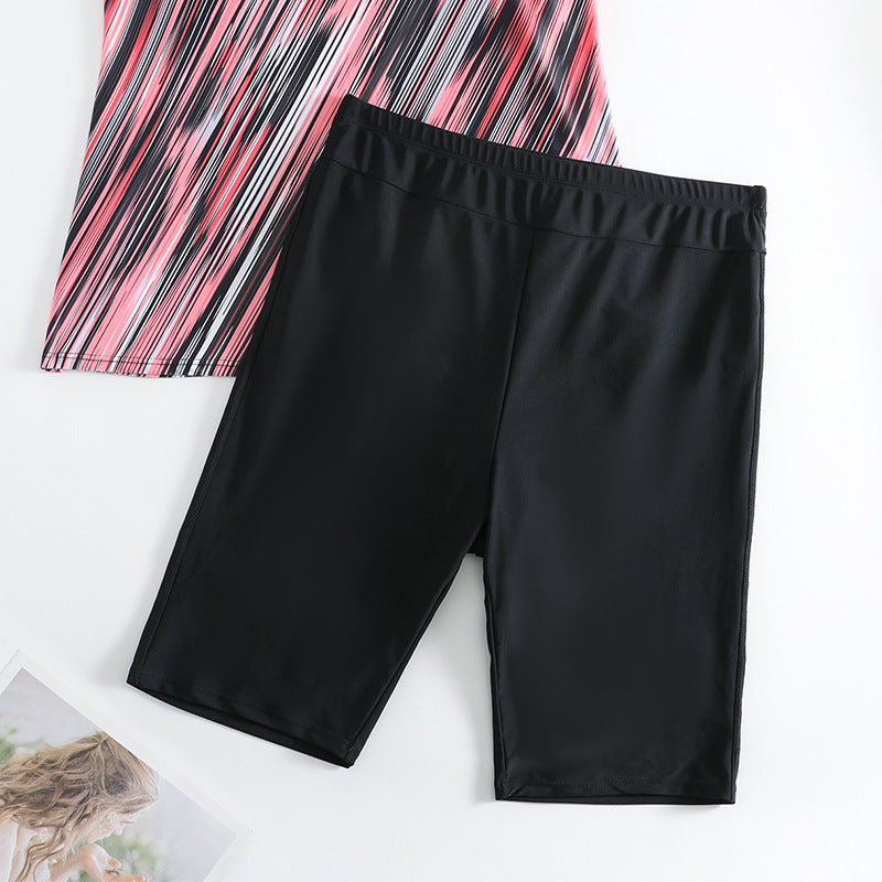 Damer sportigt tankini-set med andningsbart överdel och bekväma shorts Mirla-Eva Jonsson