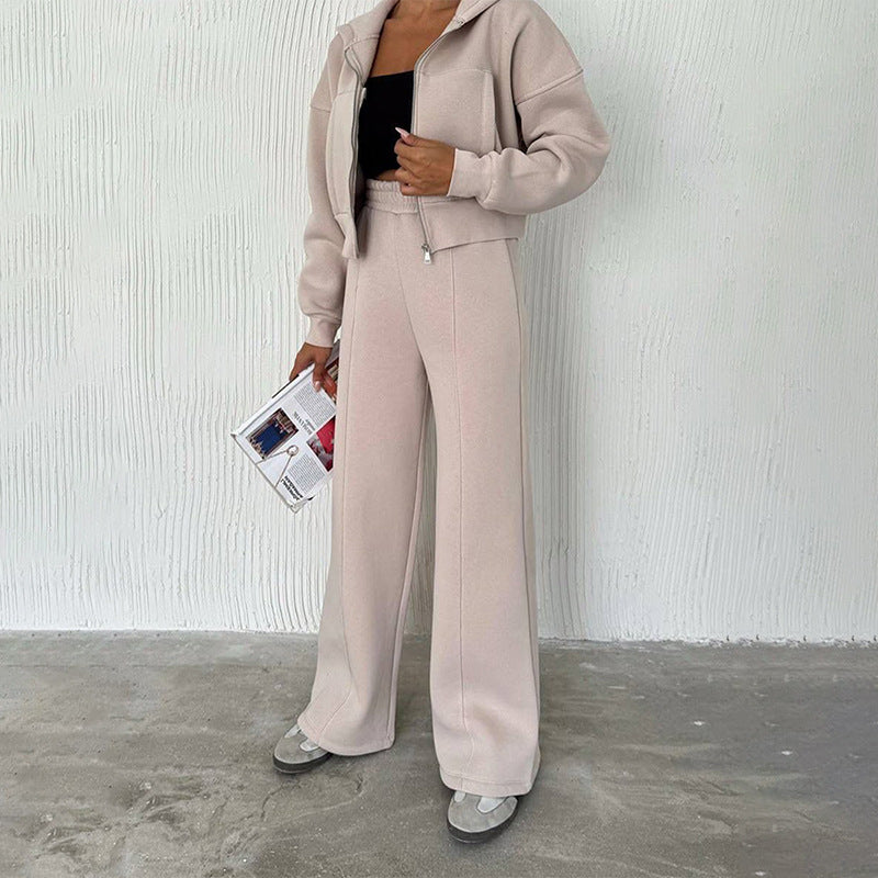 Damer sportiv cropped hooded jacket med dragkedja Mirla-Eva Jonsson