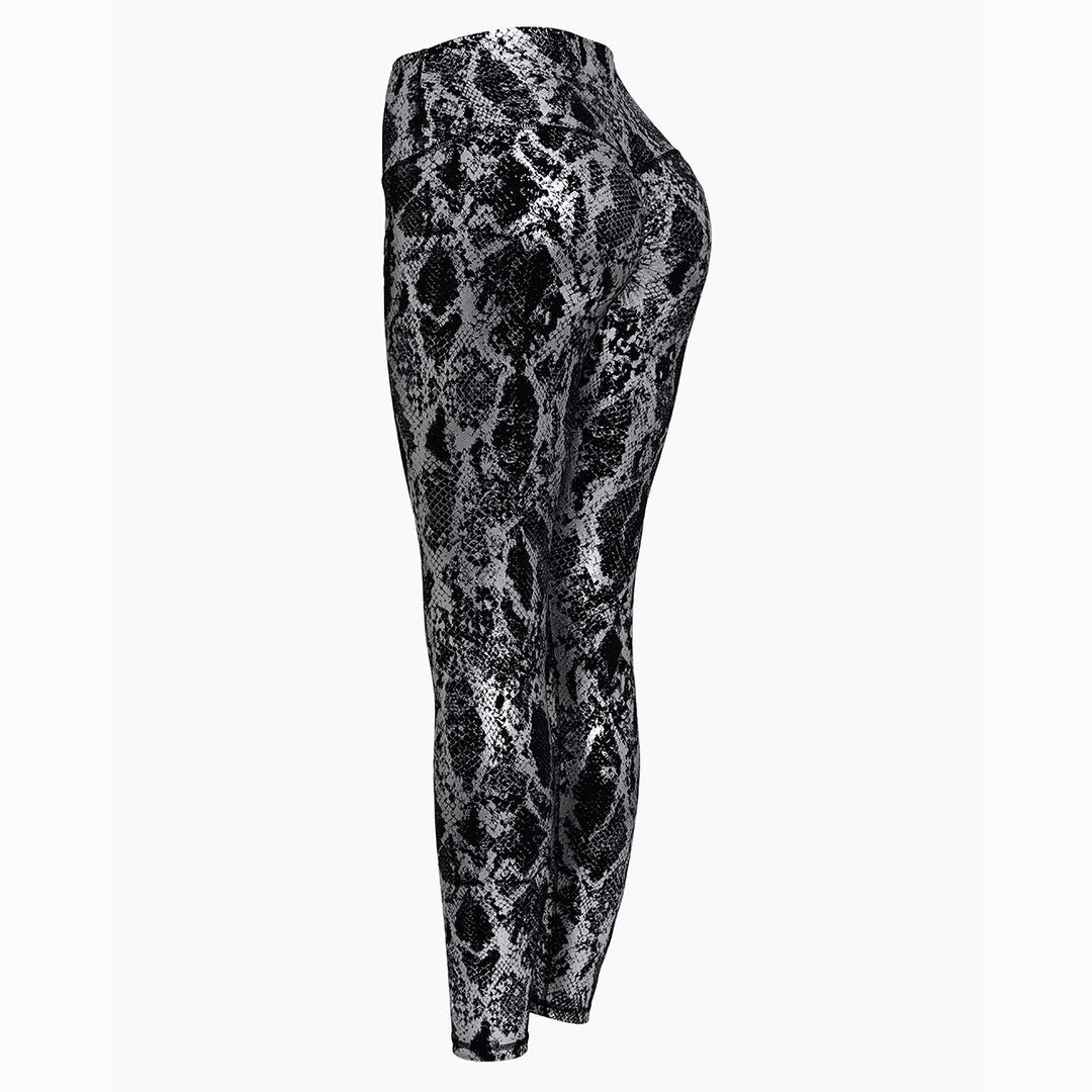 Damer sportleggings i ormskriv med hög midja Mirla-Eva Jonsson