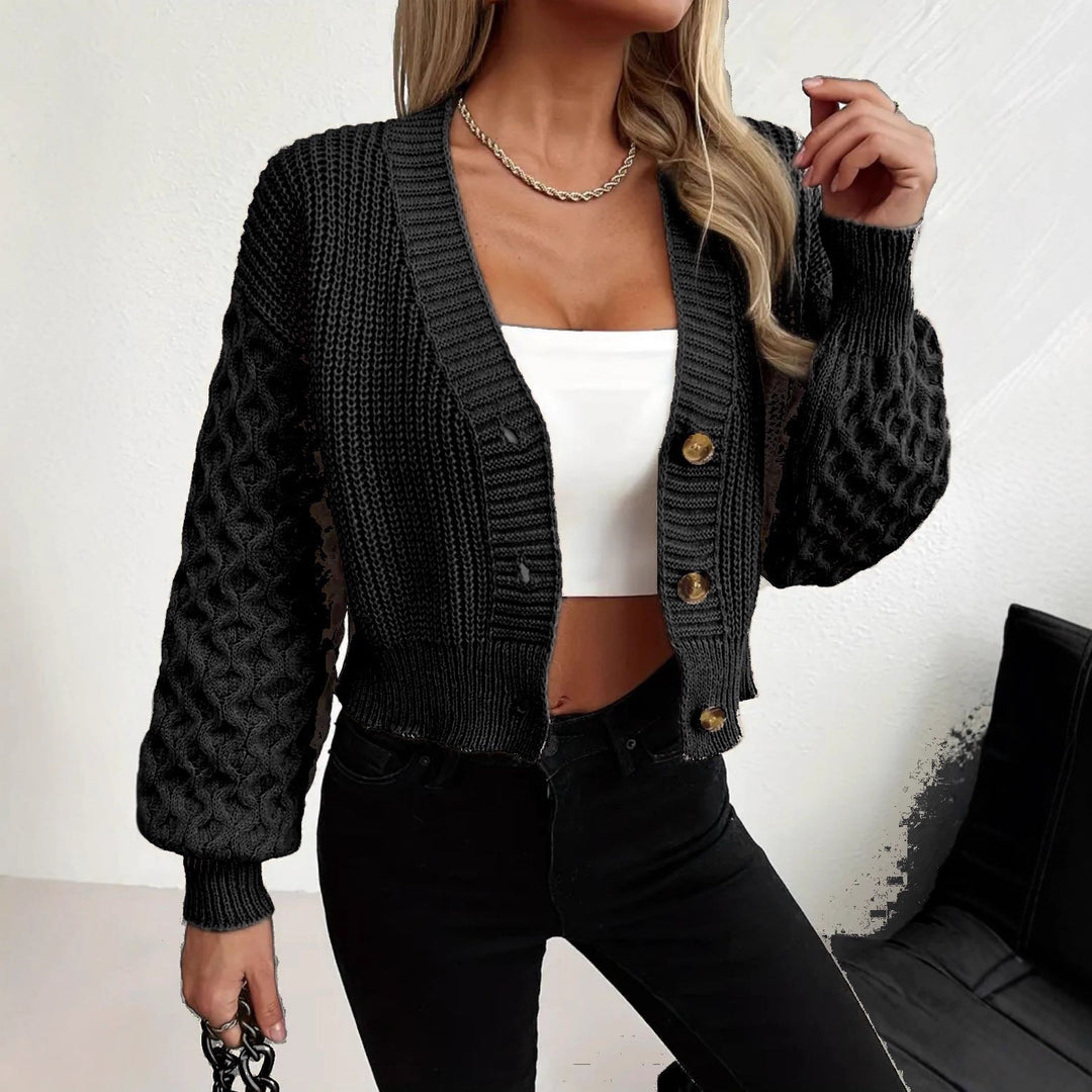 Damer stickad jacka Eva Jonsson-Eva Jonsson