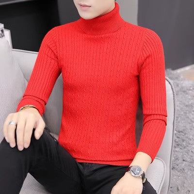 Damer stickade tröja med hög krage och ribbmönster Eva Jonsson-Eva Jonsson