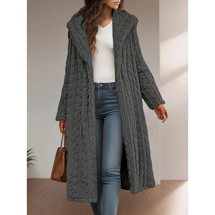 Damer stickjacka med oversized krage och originellt flätmönster Mirla-Eva Jonsson