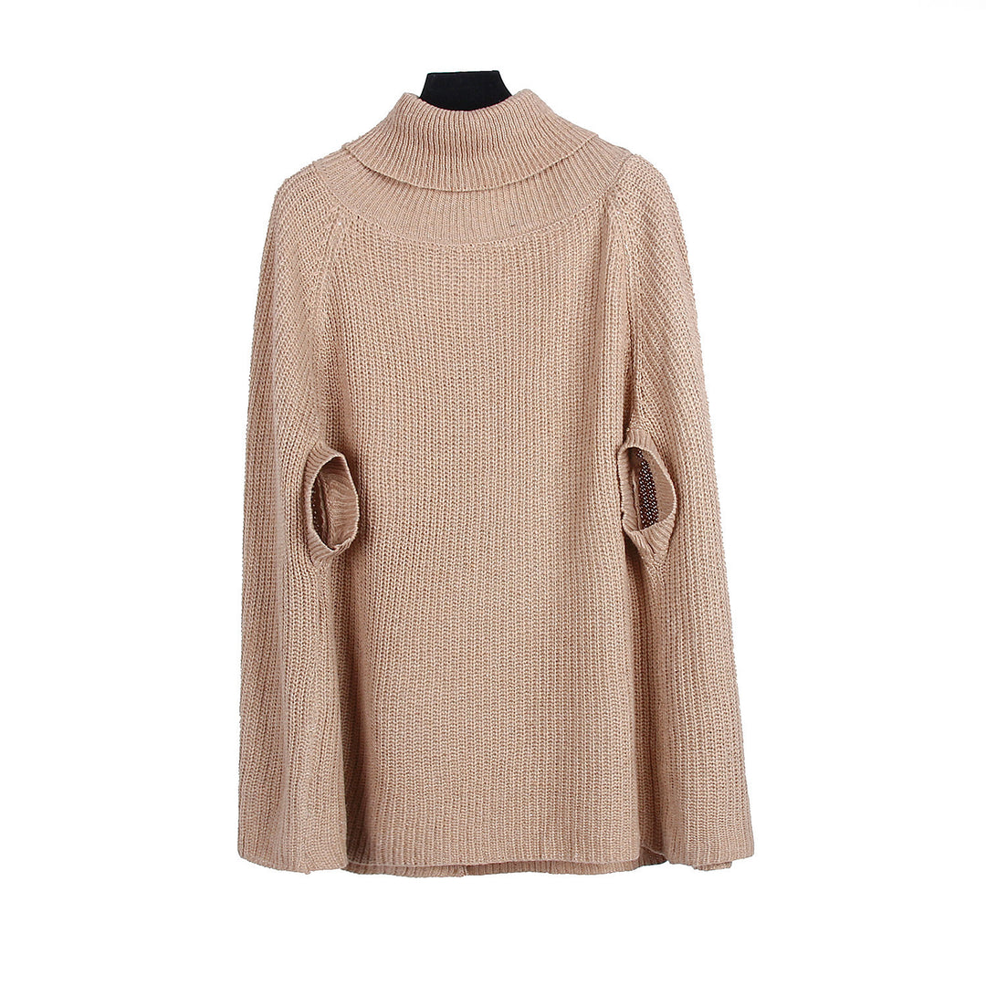 Damer stickponcho med modernt design och högkvalitativ bearbetning Mirla-Eva Jonsson