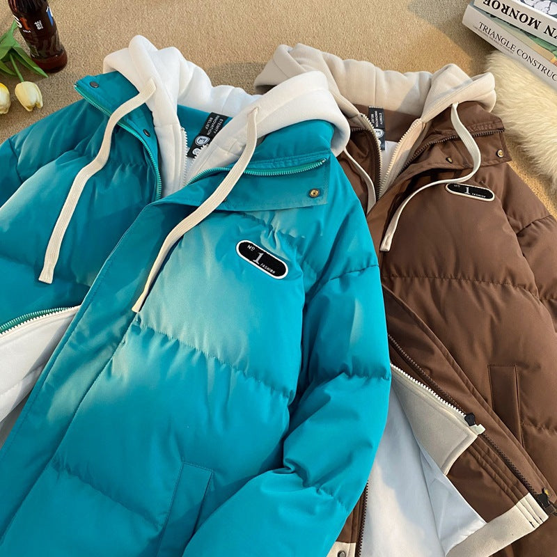 Damer stilfull quiltad jacka med integrerad hoodie Mirla-Eva Jonsson