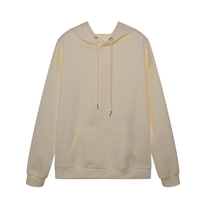Damer stilig hoodie med strukturerad tyg Eva Jonsson-Eva Jonsson