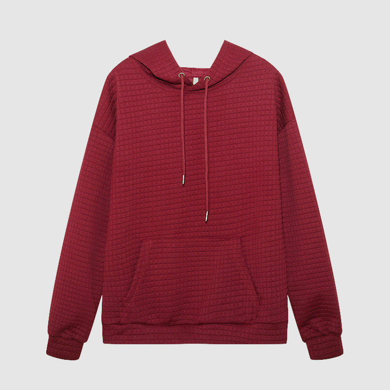 Damer stilig hoodie med strukturerad tyg Eva Jonsson-Eva Jonsson