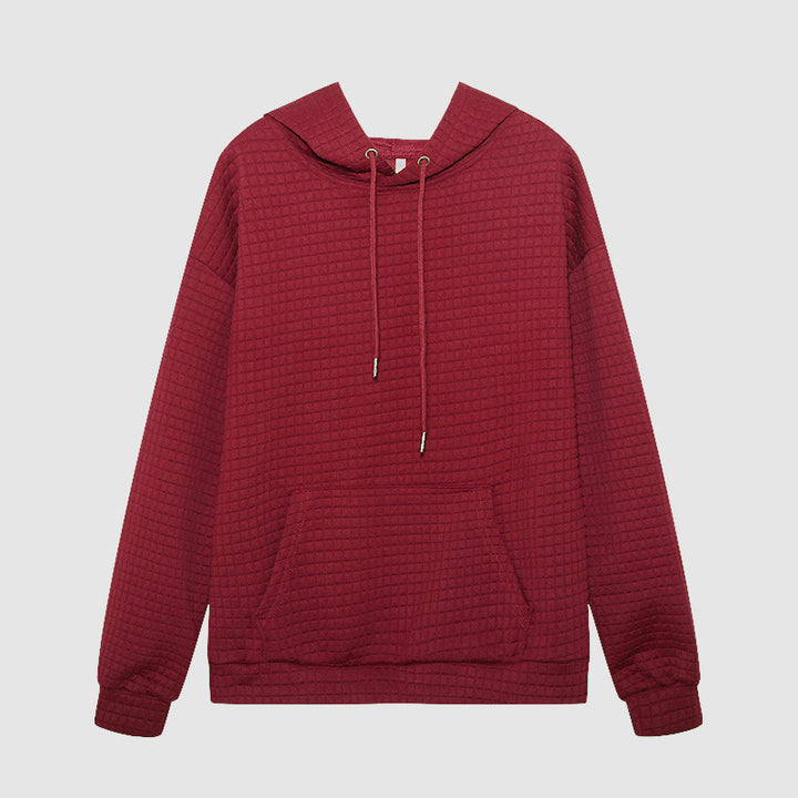 Damer stilig hoodie med strukturerad tyg Eva Jonsson-Eva Jonsson