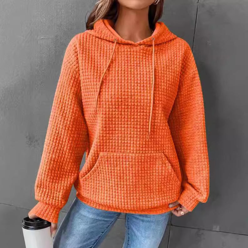 Damer stilig hoodie med strukturerad tyg Eva Jonsson-Eva Jonsson