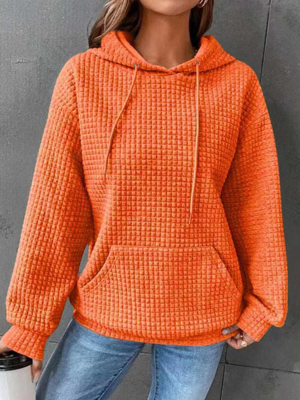 Damer stilig hoodie med strukturerad tyg Eva Jonsson-Eva Jonsson