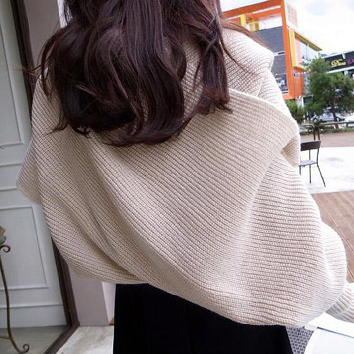 Damer stilig stickad scarf med innovativ design Eva Jonsson-Eva Jonsson