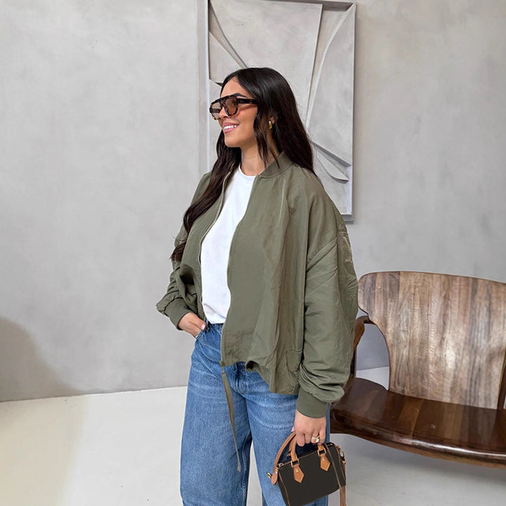 Damer stiliga oversized bomberjacka Mirla-Eva Jonsson