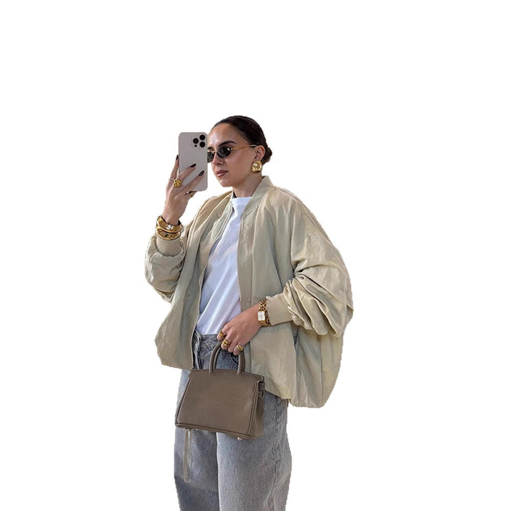 Damer stiliga oversized bomberjacka Mirla-Eva Jonsson