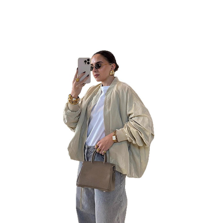 Damer stiliga oversized bomberjacka Mirla-Eva Jonsson