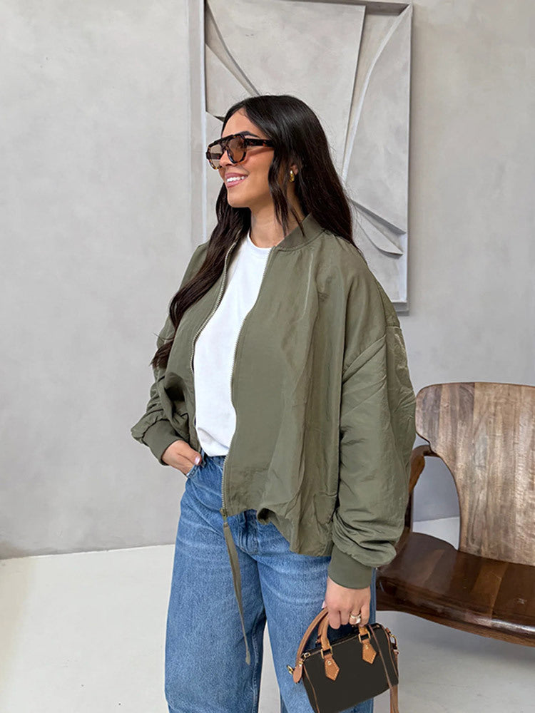 Damer stiliga oversized bomberjacka Mirla-Eva Jonsson