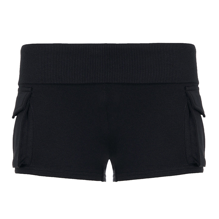 Damer stiliga shorts med praktiska fickor och hög midja Mirla-Eva Jonsson