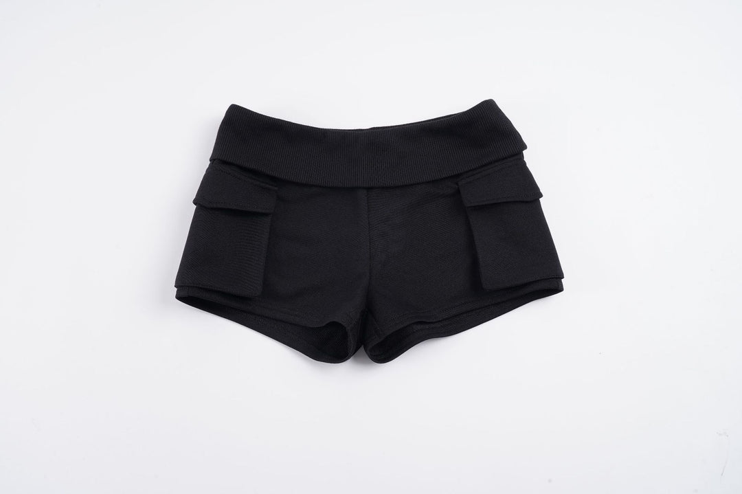 Damer stiliga shorts med praktiska fickor och hög midja Mirla-Eva Jonsson