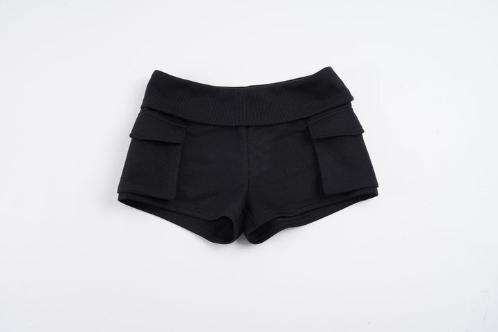 Damer stiliga shorts med praktiska fickor och hög midja Mirla-Eva Jonsson
