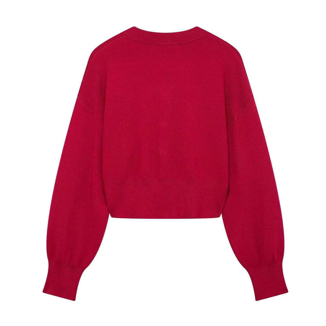 Damer stilren cardigan med hjärtformade knappar Mirla-Eva Jonsson