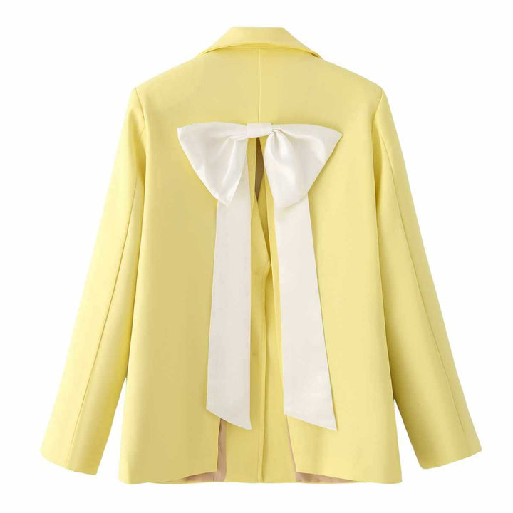 Damer strukturerad blazer med moderna detaljer Mirla-Eva Jonsson