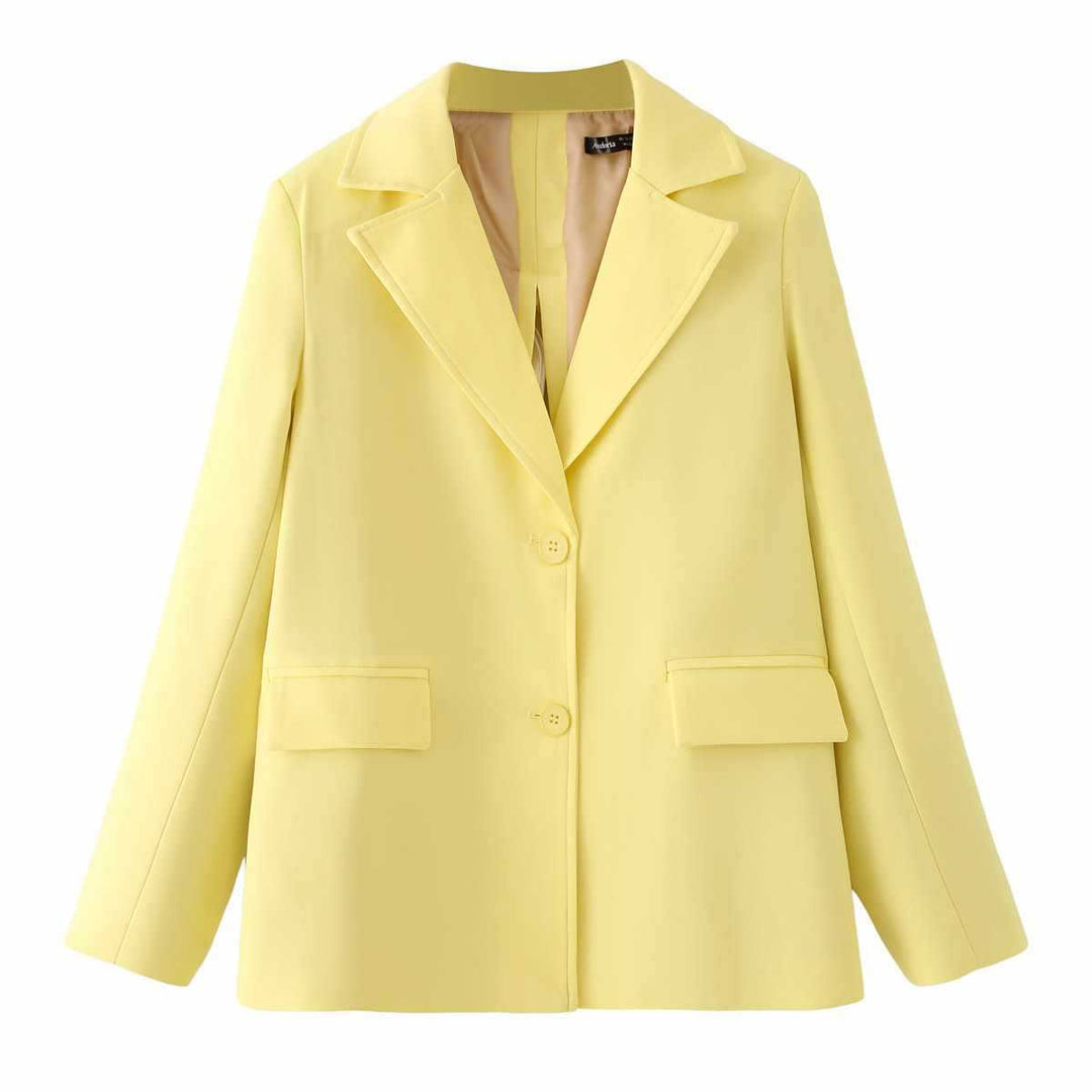 Damer strukturerad blazer med moderna detaljer Mirla-Eva Jonsson