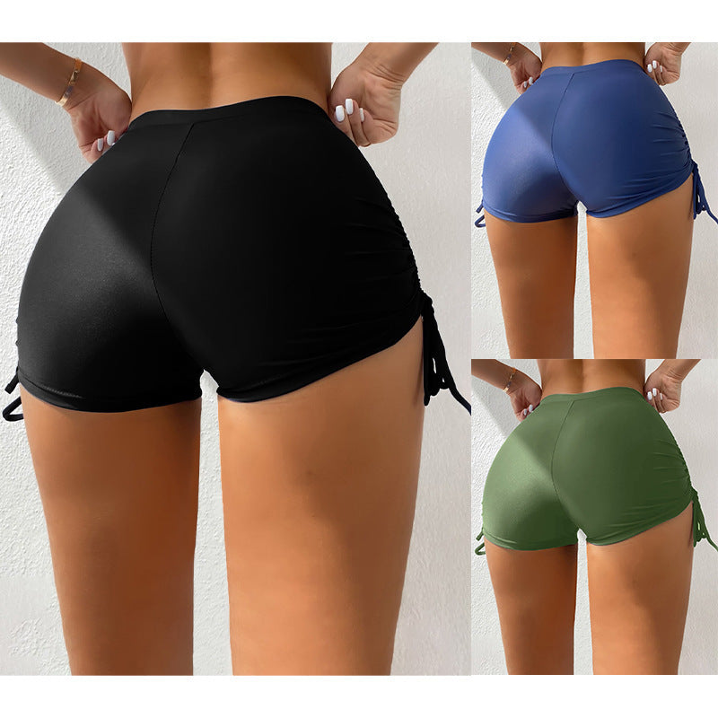Damer strukturerade badshorts med justerbara sidband Mirla-Eva Jonsson
