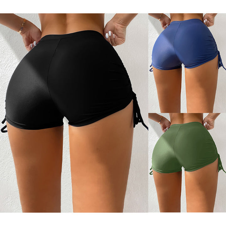 Damer strukturerade badshorts med justerbara sidband Mirla-Eva Jonsson