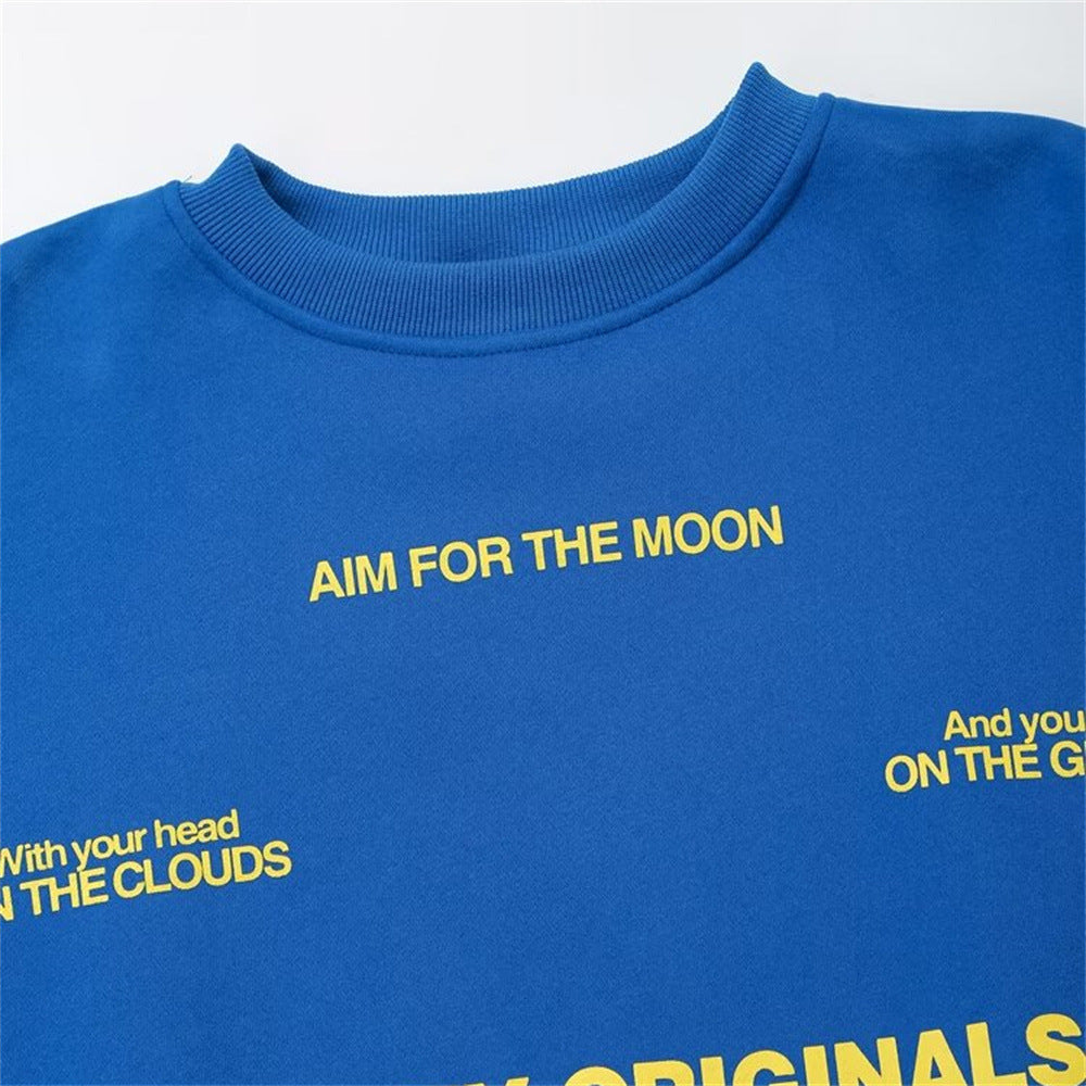 Damer sweatshirt med iögonfallande text Mirla-Eva Jonsson