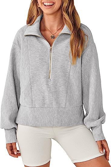 Damer sweatshirt med kort dragkedja Mirla-Eva Jonsson
