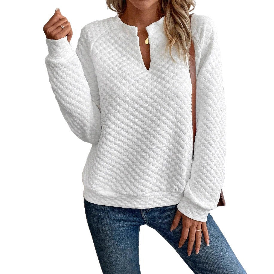 Damer sweatshirt med strukturerad design Eva Jonsson-Eva Jonsson
