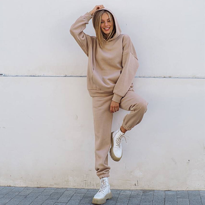 Damer sweatshirtset med oversized passform och praktiska fickor Eva Jonsson-Eva Jonsson
