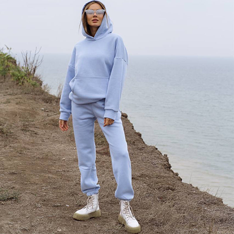 Damer sweatshirtset med oversized passform och praktiska fickor Eva Jonsson-Eva Jonsson