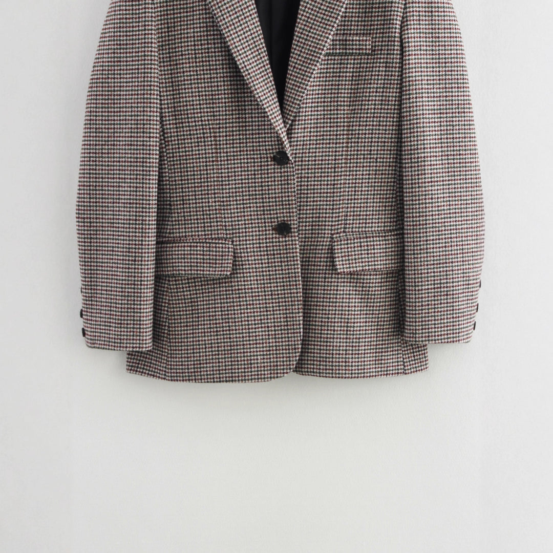 Damer tidlös rutig blazer Eva Jonsson-Eva Jonsson