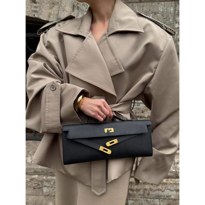 Damer trenchcoat med vid passform och modern bälte Eva Jonsson-Eva Jonsson