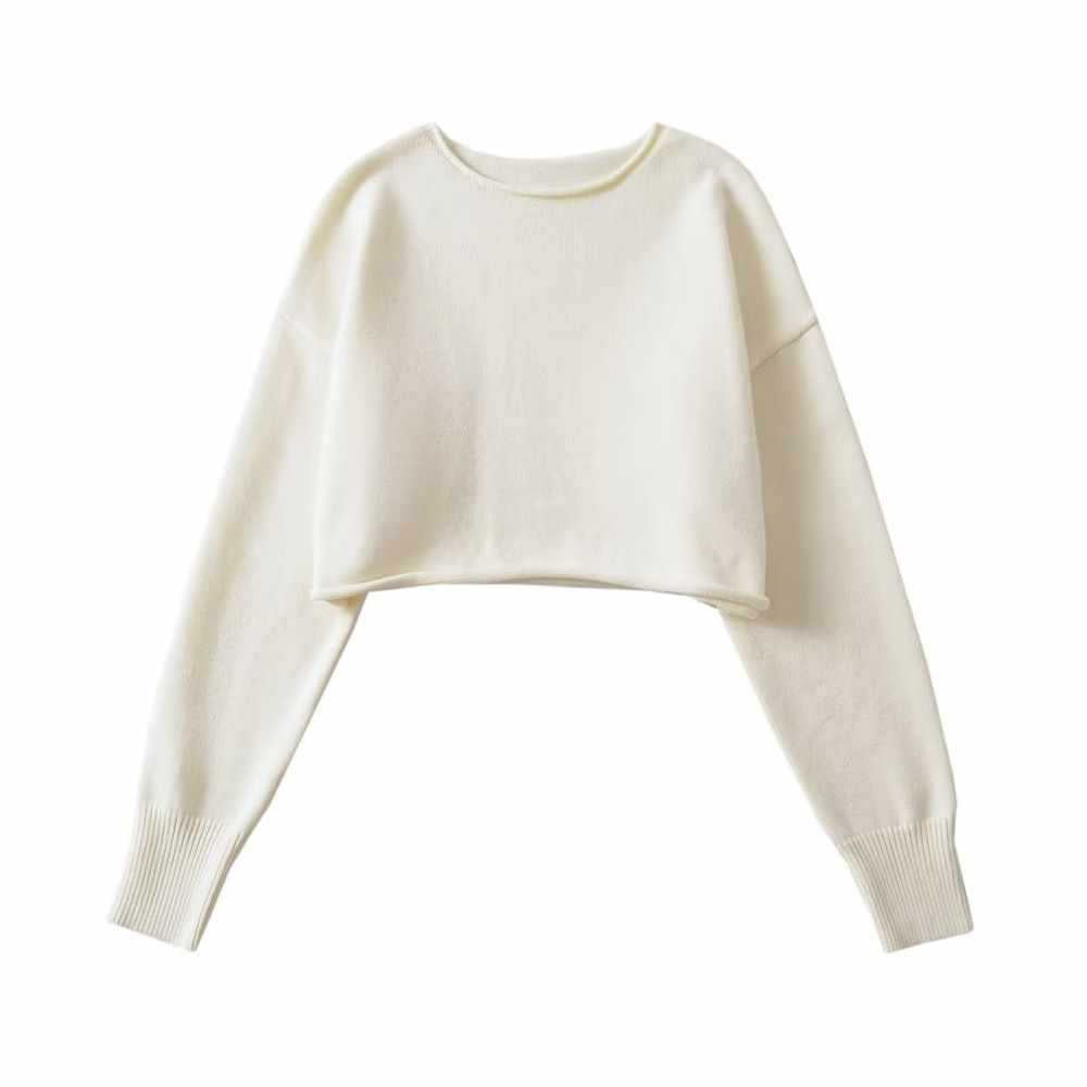 Damer trendig cropped tröja Mirla-Eva Jonsson